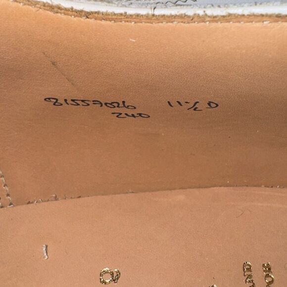 New Peal & Co Nubuck Oxfords in Ivory Suede Men’s Sz 11.5 - Picture 9 of 13